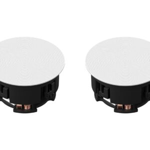 Sonos In-Ceiling Speakers - Pair of Architectural Speakers by Sonance for Ambient Listening (Renewed)