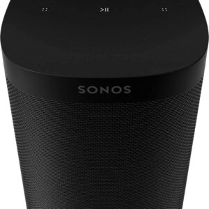 Sonos One (Gen 2) Smart Speaker with Alexa - Black (Renewed)