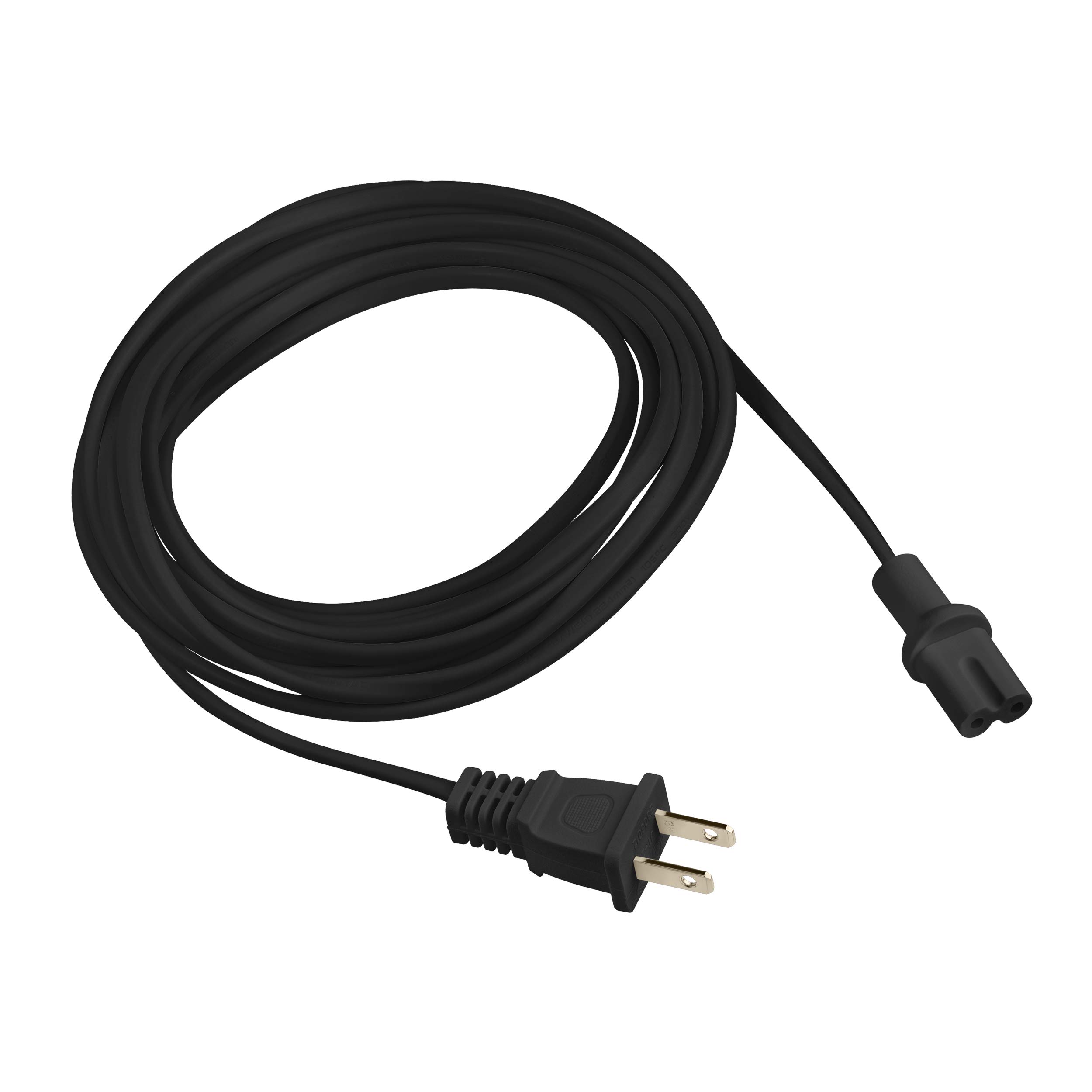 Vebner 12-Foot Power Cord Compatible with Sonos Five, Sonos Play 5, Sonos Beam, Sonos Arc, Sonos Amp, Sonos Playbase, Sonos Sub Gen 3 and Sonos Sub Mini - Black