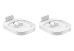 ynvision.design fixed wall mount compatible with sonos one, one sl, play:1 speaker (2 pack)