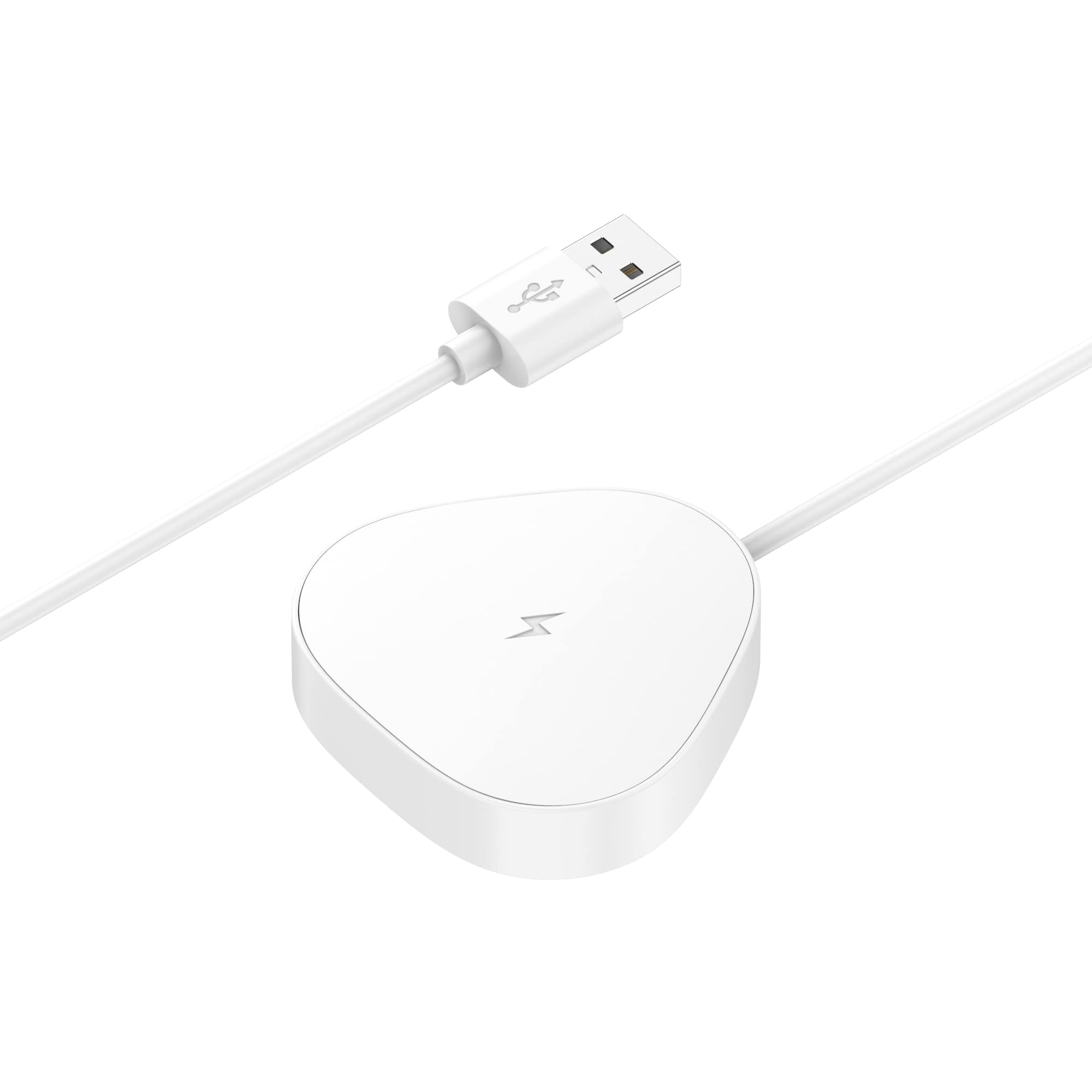 Charger Dock Compatible with Sonos Roam/Roam SL, Portable Magnetic Speaker Charging Station USB Cable Cord Replacement for Sonos Roam Charger (White)