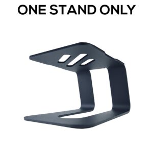 Desk or Floor Stand Compatible with Sonos Play Five - Decouple Your Bluetooth Speaker to Reduce Vibrations - Soundrise PRO-5 Single Stand Black