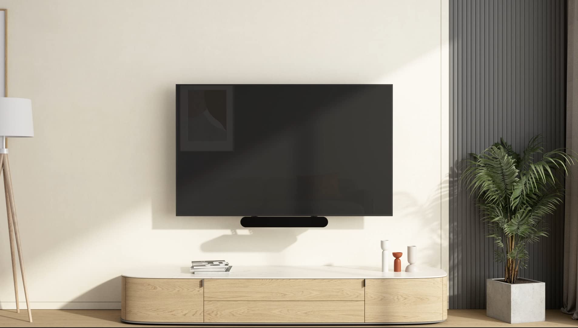 ynVISION.DESIGN TV Mount Bracket Compatible with Sonos Ray Soundbar - Mount Directly to Existing TV Mount (TV Mount Not Included)