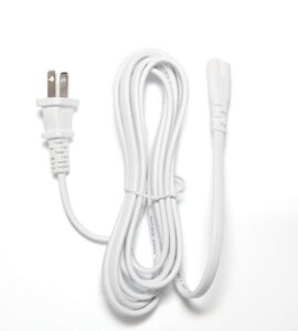 [ul listed] omnihil white 10 feet long ac power cord compatible with sonos arc