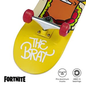 Fortnite 31" Skateboard - Cruiser Skateboard with Printed Graphic Grip Tape, ABEC-5 Bearings, Durable Deck & Smooth Wheels