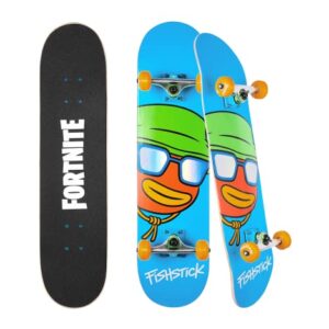 Fortnite 31" Skateboard - Cruiser Skateboard with Printed Graphic Grip Tape, ABEC-5 Bearings, Durable Deck & Smooth Wheels