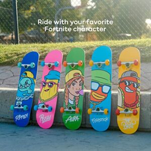 Fortnite 31" Skateboard - Cruiser Skateboard with Printed Graphic Grip Tape, ABEC-5 Bearings, Durable Deck & Smooth Wheels