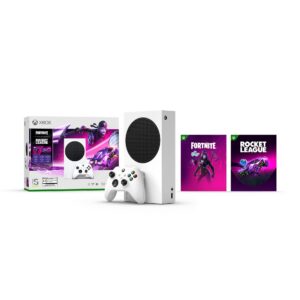 xbox series s � fortnite & rocket league bundle (renewed)