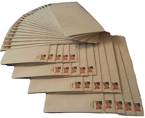 20 Forever Stamped Envelopes #10 Self Seal Security Envelopes (4-1/8 x 9-1/2 inch) (USPS Stamp Design Varies)