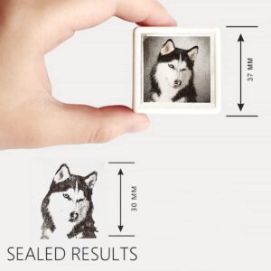 Custom Made Pet Portrait Stamp，Custom Pet Stamp Self Inking，pet Stamp，Custom Stamps，Custom Ink Stamp， Personalized Pet Stamp Personalized Pet Stamp,pet Face Stamps