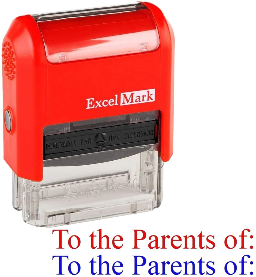 ExcelMark Self-Inking Rubber Teacher Grading Stamp - to The Parents of