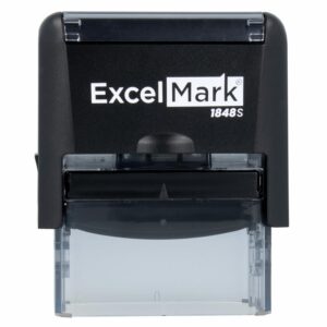 Custom Self Inking Rubber Stamp - Up to 4 Lines - with Refill Ink (A1848)