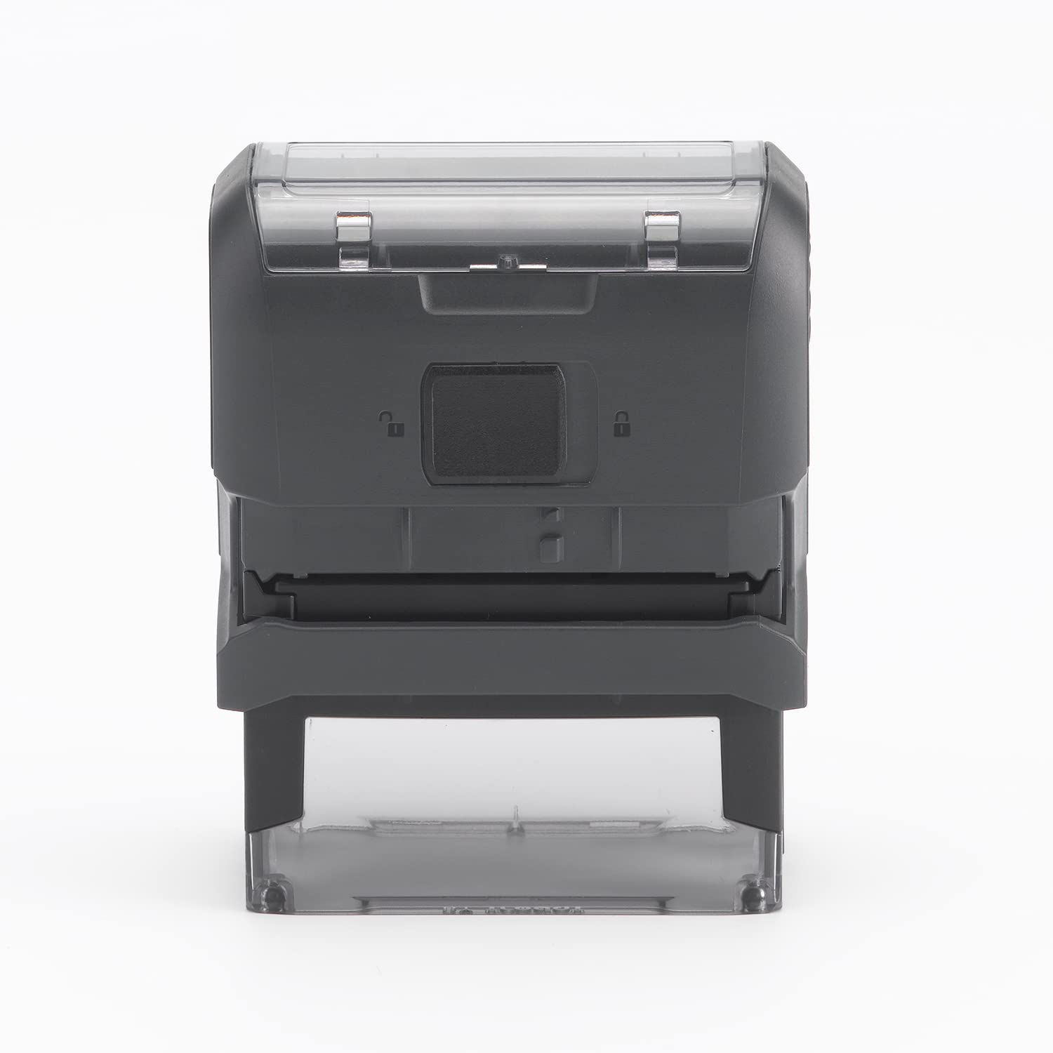 Trodat Stamp 4912 Office Printy with English Text ENTERED – Self Inking, Red and Blue Ink, Impression Size 3/4" x 1-7/8"