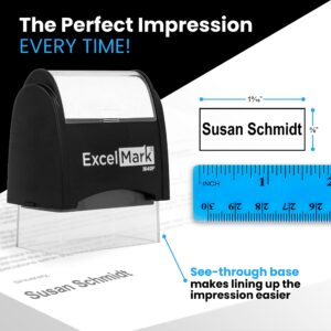 ExcelMark High Definition Personalized Rubber Stamp