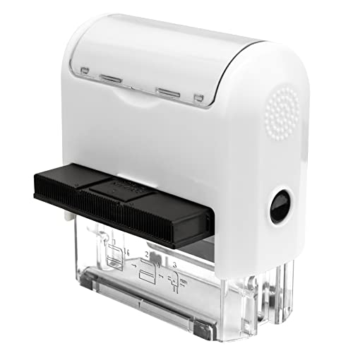 StampMark for Deposit Only Customized Office Self Inking Stamp - 5-Lines - Large - Choose from 15 Ink Colors