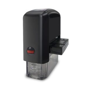 IDEAL Self Inking Stamp – Return to Sender, NOT at This Address – Red Ink, Impression Size 9/16” x 1-1/2”