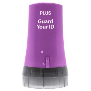 guard your id advanced security roller 2.0 for identity theft prevention stamping purple