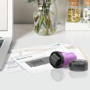 Guard Your ID Advanced Security Roller 2.0 for Identity Theft Prevention Stamping Purple