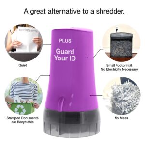 Guard Your ID Advanced Security Roller 2.0 for Identity Theft Prevention Stamping Purple