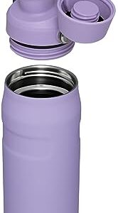 Stanley IceFlow Fast Flow Water Bottle 24 OZ | Angled Spout Lid | Lightweight & Leakproof for Travel & Gym | Insulated Stainless Steel | BPA-Free | Lavender