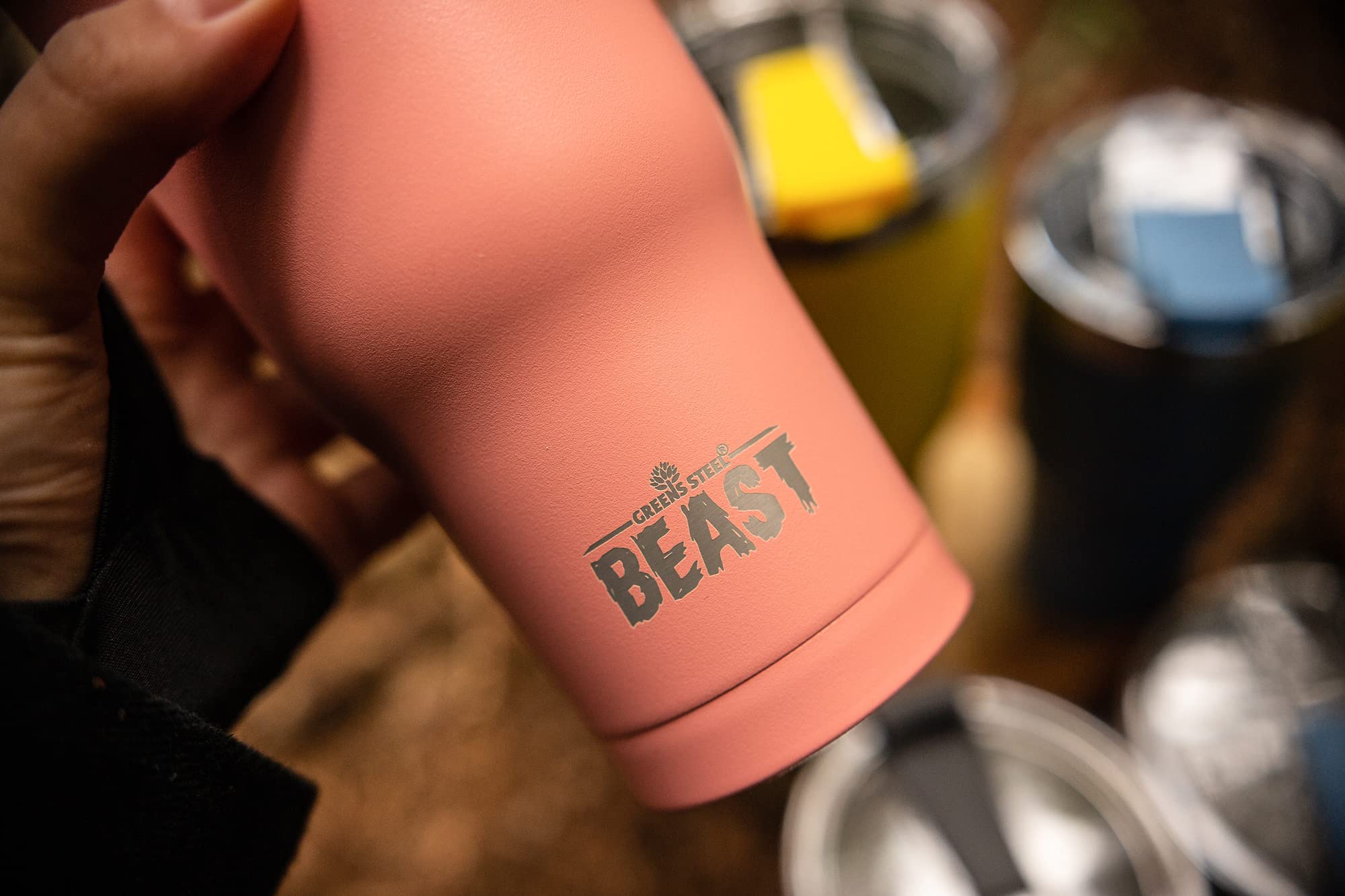 Beast 30 oz Tumbler Stainless Steel Vacuum Insulated Coffee Ice Cup Double Wall Travel Flask (Blossom Pink)