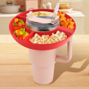 Compatible with Stanley 40 oz,Compatible with Stanley,Compatible with Stanley Cup,Snack Tray,Compatible with Stanley Accessories 40 oz,Silicone Snack Bowl,Compatible with Stanly Cup. (1)