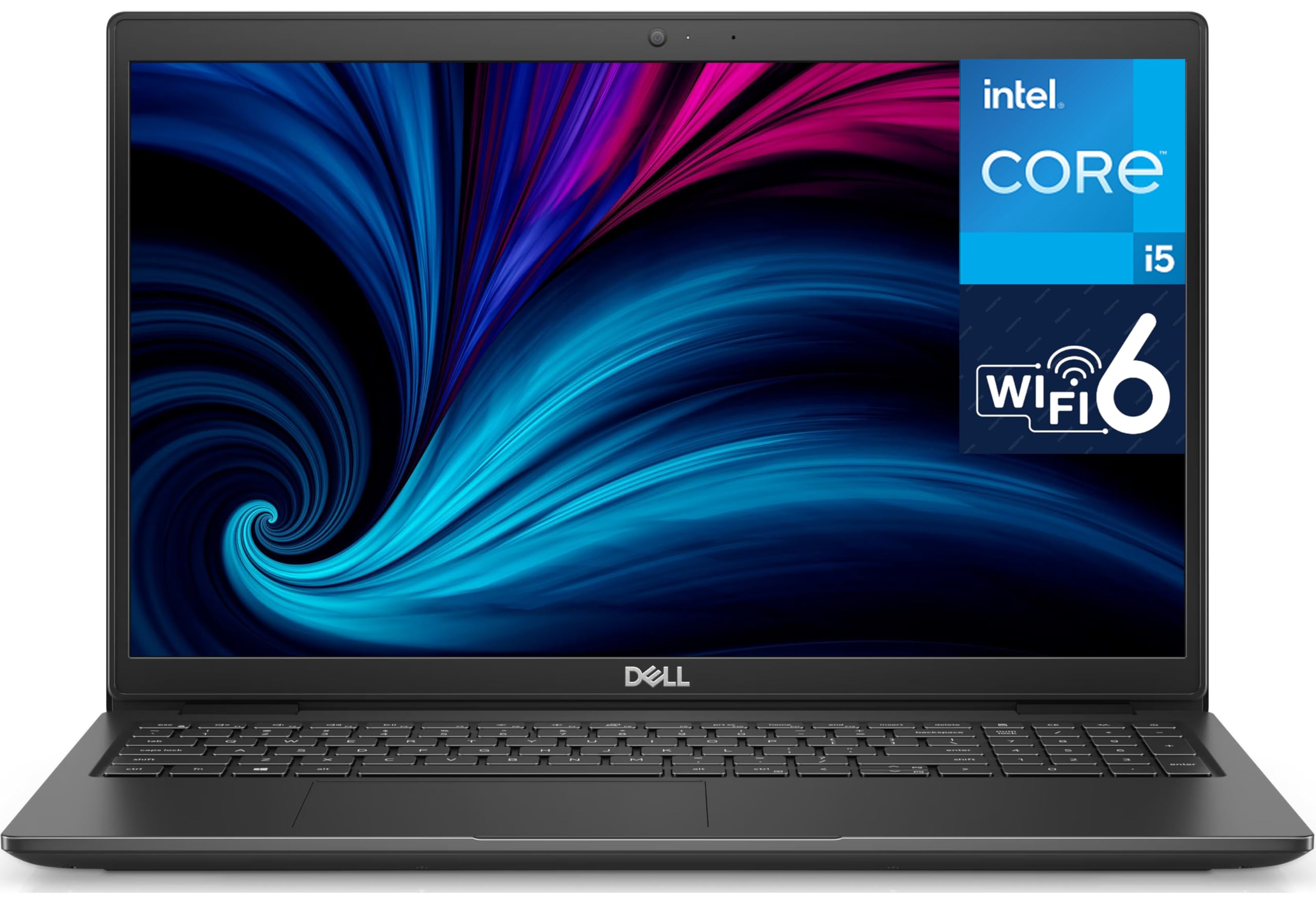 Dell Latitude 3000 15.6" HD TN Business Laptop (4-Core Intel i5-1135G7, Intel Iris Xe, 8GB RAM, 256GB SSD, WiFi 6, Bluetooth 5.2, RJ-45, Webcam, SD Card, Win10P)