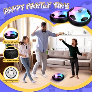 HopeRock Hover Soccer Ball Toys for 3-12 Year Old Boys Girls, Indoor and Outdoor Creative Toys for Toddlers with Foam Bumper, Birthday Gifts for 3 4 5 6 7 8+ Year Old Children's