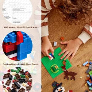 Liontru 2023 Christmas Building Blocks Set, Holiday Christmas Toys Sets 2023, for 9+ Kids, Adults, Teen Girls, Boys, Santa Claus, Snowman, Reindeer Building Block, 720 Pieces