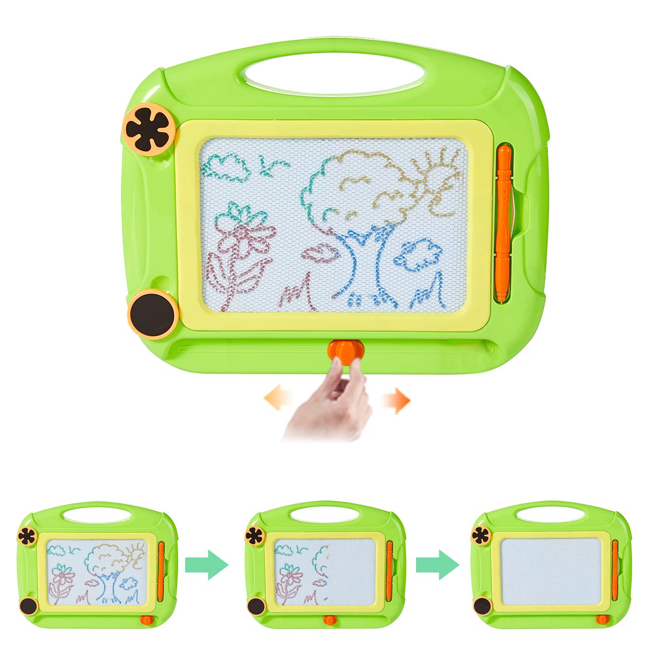 LODBY Kids Toys for 2-4 Year Old Boys Easter Gifts, Magnetic Doddle Scribbler Board for Kids Drawing Toys for Toddler Boys Age 1-4 Birthday Gifts for 1 2 3 4 Year Old Boys Gifts Age 1-4