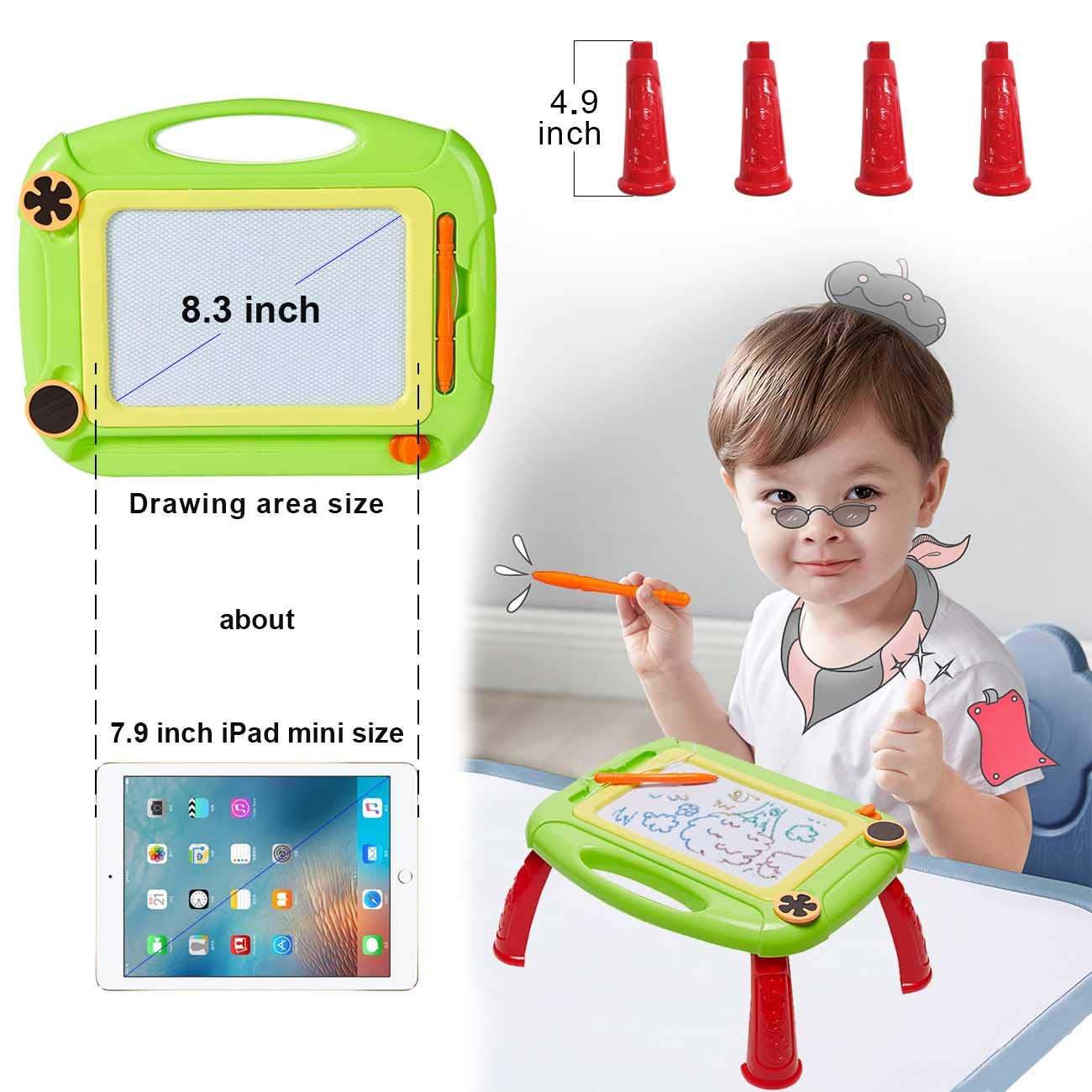 LODBY Kids Toys for 2-4 Year Old Boys Easter Gifts, Magnetic Doddle Scribbler Board for Kids Drawing Toys for Toddler Boys Age 1-4 Birthday Gifts for 1 2 3 4 Year Old Boys Gifts Age 1-4