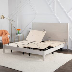 craft & trade adjustable bed base frame comfort lifestyle, easy assembly, split king