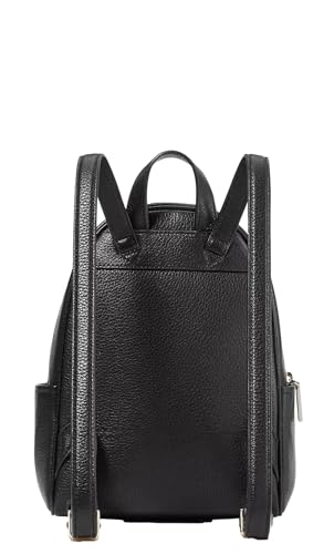 Kate Spade New York Women's Leila Pebbled Leather Mini Dome Backpack Bag, Black