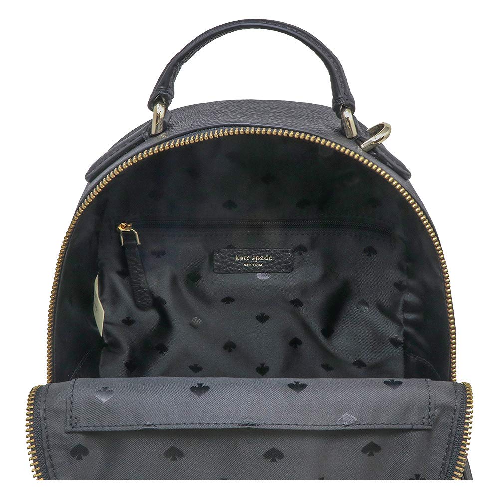 Kate Spade New York Jackson Medium Leather Backpack, Black 2019, Size Medium