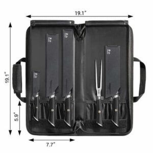 Cangshan S Series German Steel Forged 6-Piece BBQ Knife Set (Black)