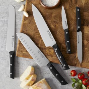 HENCKELS Dynamic Razor-Sharp 5-Piece Kitchen Knife Set, Chef Knife, Bread Knife, German Engineered Informed by 100+ Years of Mastery