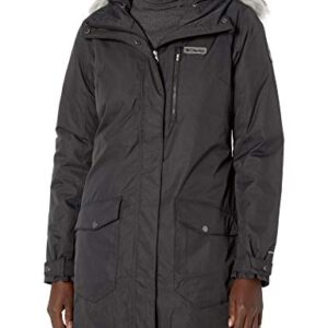 Columbia Women's Suttle Mountain Long Insulated Jacket, Black, Small