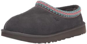 ugg women's tasman slipper, dark grey, 06