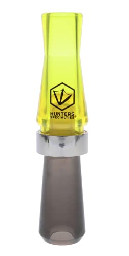 Hunters Specialties E-Z-E Plucker Short Reed Goose Call,Yellow