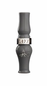 slayer calls | leg iron honker call | acrylic goose call for canada geese | flat grey custom engraved call