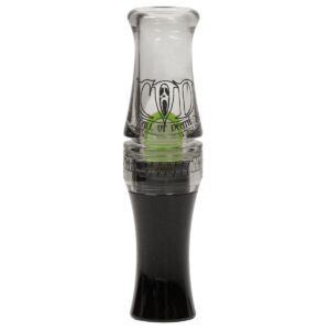 zink calls of death (cod) polycarbonate hand-tuned short reed waterfowl canada goose hunting game call - power, volume & speed in one call, gun smoke