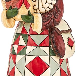 Enesco Jim Shore Heartwood Creek Canadian Santa Figurine, 7.25 Inch, Multicolor