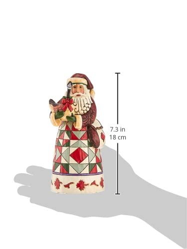 Enesco Jim Shore Heartwood Creek Canadian Santa Figurine, 7.25 Inch, Multicolor