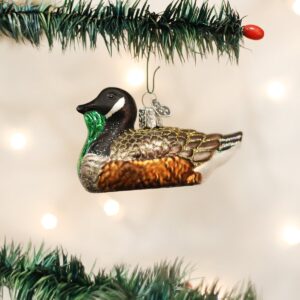 Old World Christmas Wildlife Animals Glass Blown Ornaments for Christmas Tree Canada Goose