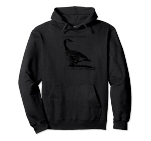 canada goose standing pullover hoodie waterfowl lover pullover hoodie