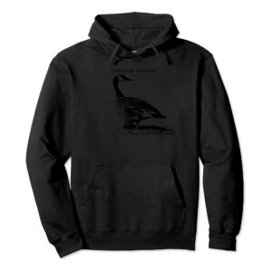 Canada Goose Standing Pullover Hoodie Waterfowl Lover Pullover Hoodie