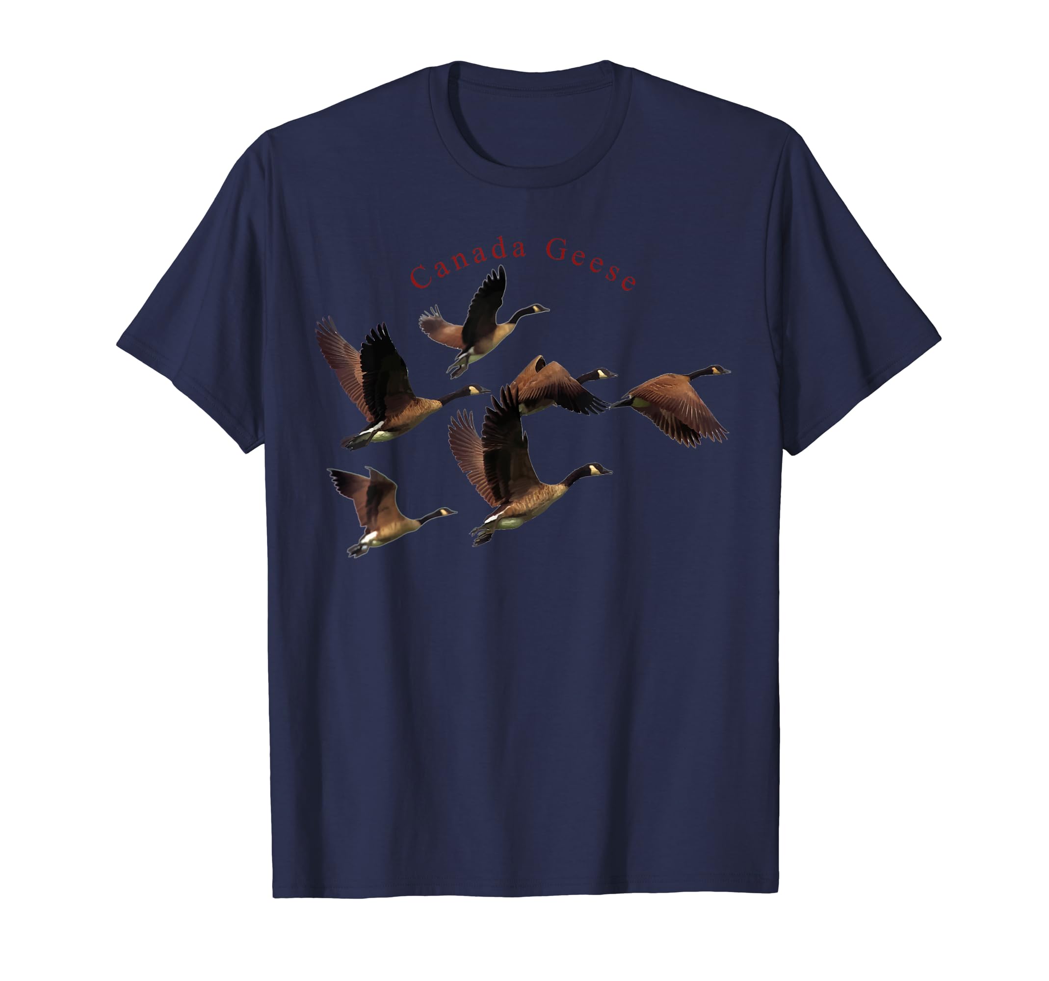 Canada Geese T-shirt Migrating Birds Flying