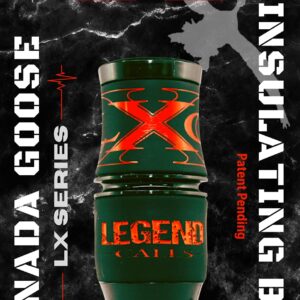 Legend Calls LXC Red-Canada Goose Call, Insulating Band Technology