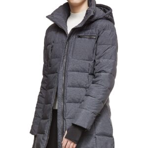 Orolay Women's Down Jacket Coat Mid-Length Darkgrey M