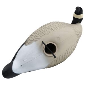 Hardcore Waterfowl Rugged Series Full Body Flocked Head Canada Goose Hunting Decoys - Feeder 6 Pack